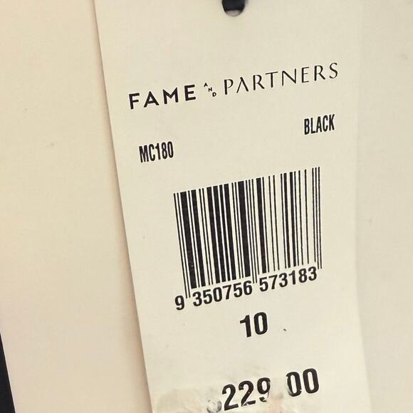 FAME and PARTNERS NWT Women's Size 10 Black Back Lace Tulip Maxi Sexy Gown Event - Picture 16 of 16